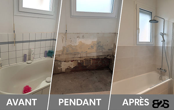 Remplacement de baignoire &agrave; Valenciennes